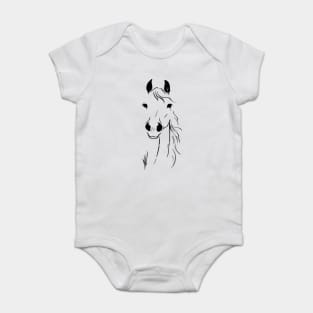 Minimalistic Arabian Baby Bodysuit